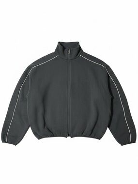 Fear of God ESSENTIALS Modern Piping Track Jacket Jet Black XS NWT